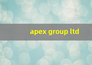 apex group ltd